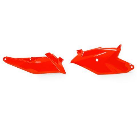 R-TECH NEON ORANGE SIDE PANELS KTM SX85 2018-2024, GAS GAS MC85 2021-2024