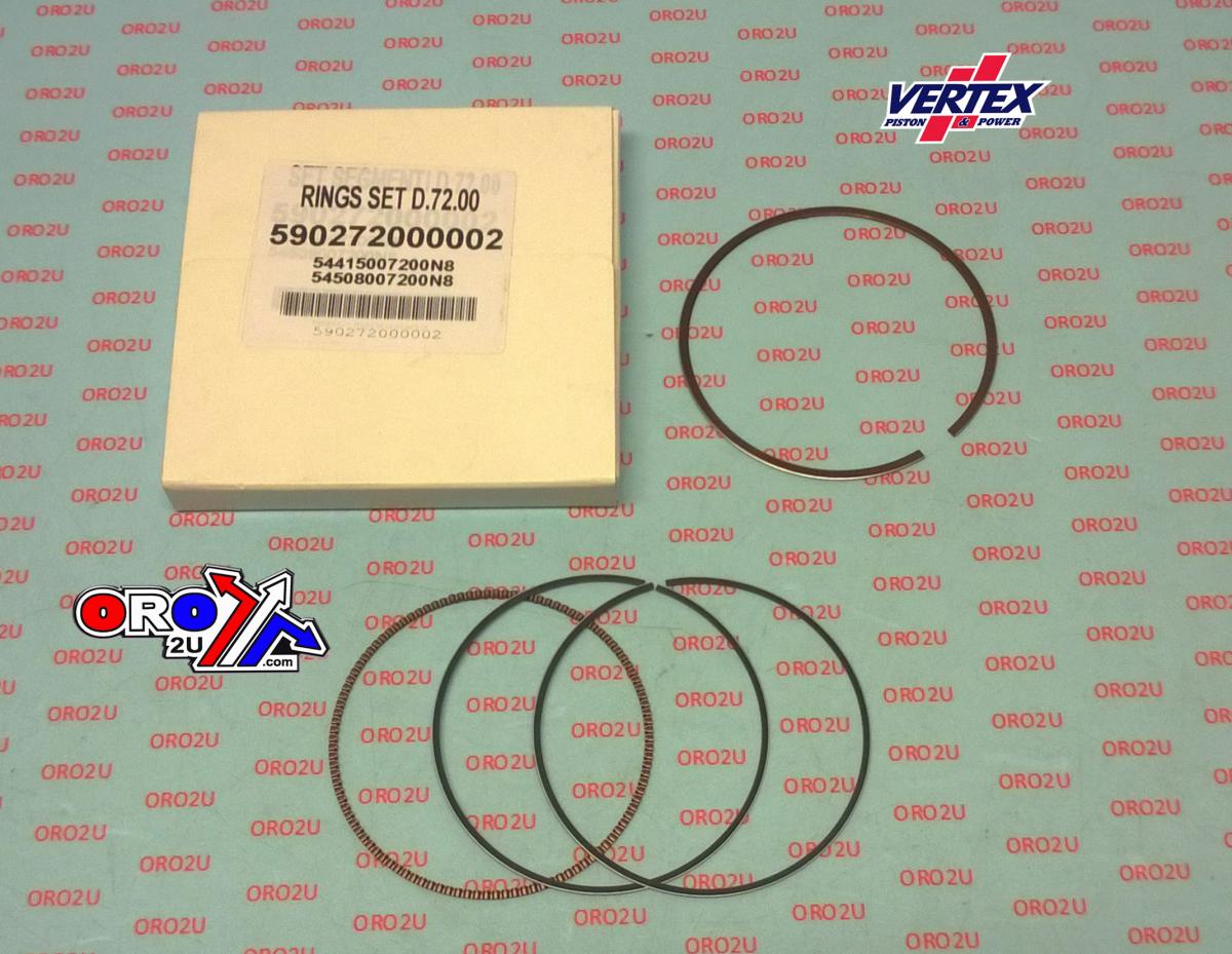 VERTEX PISTON RING 72mm HONDA CRF150R 2007-2024