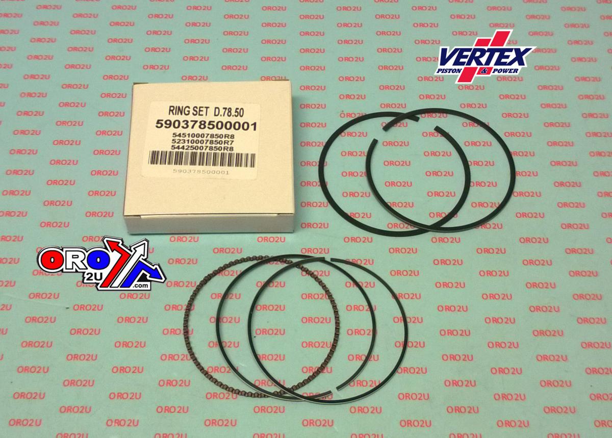 VERTEX PISTON RING 78.50mm HONDA TRX350FE/FM/TE/TM 2000-2006