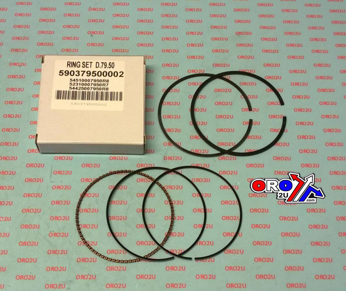 VERTEX PISTON RING 79.50mm HONDA TRX350FE/FM/TE/TM 2000-2006