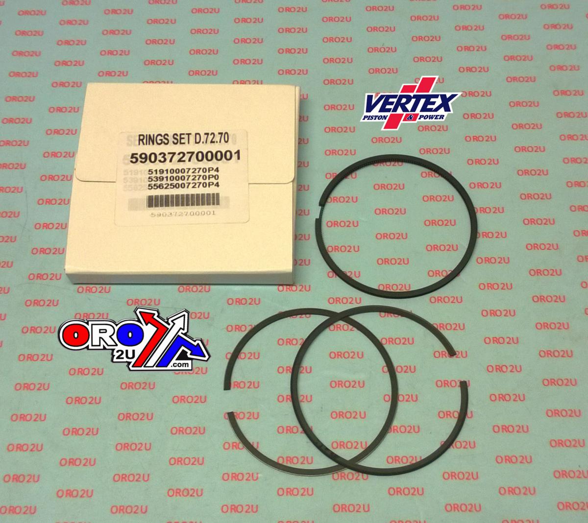 VERTEX PISTON RING 73.7mm KYMCO 250 ATV/UTV 2003-2006