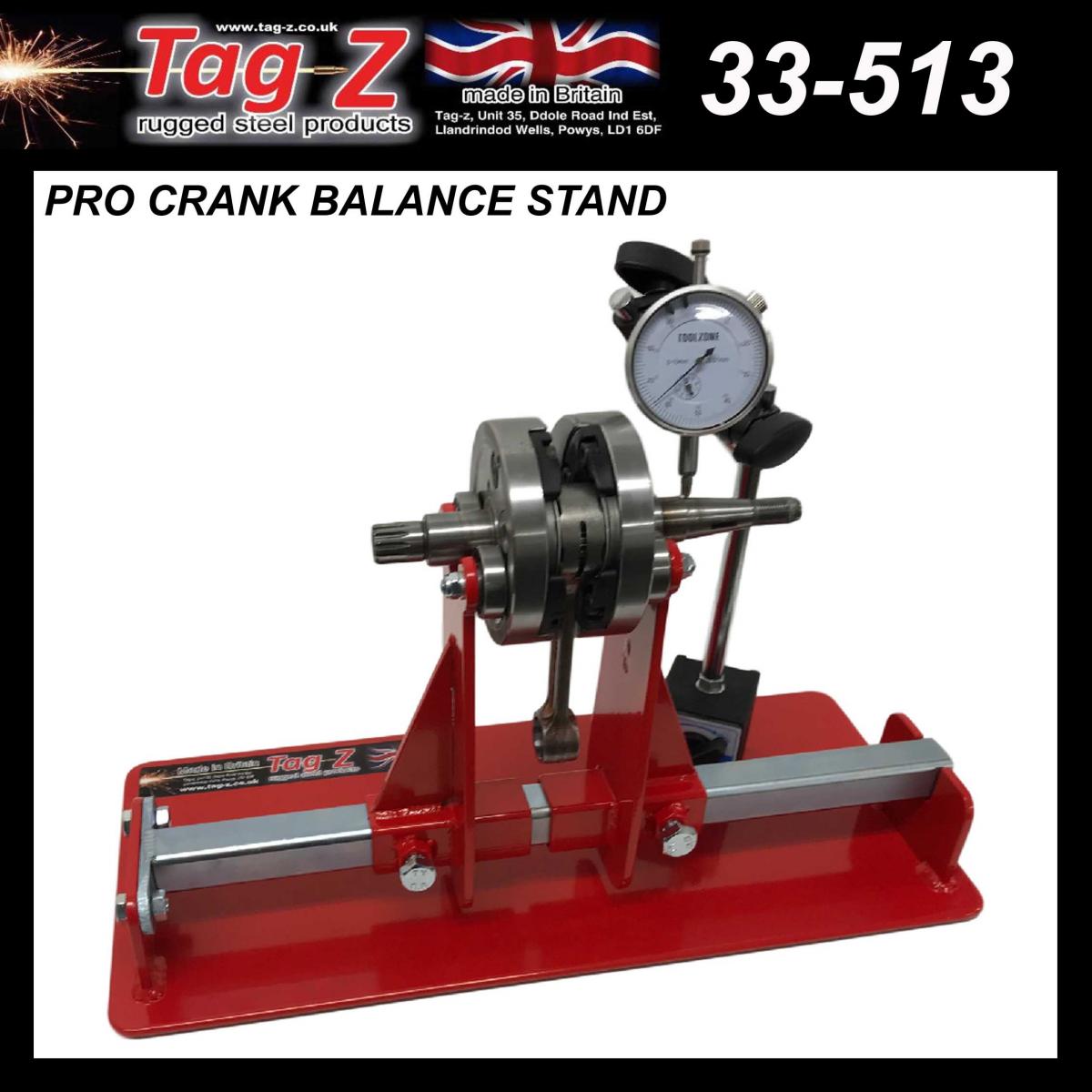 PRO CRANK BALANCE STAND RED, TAG-Z