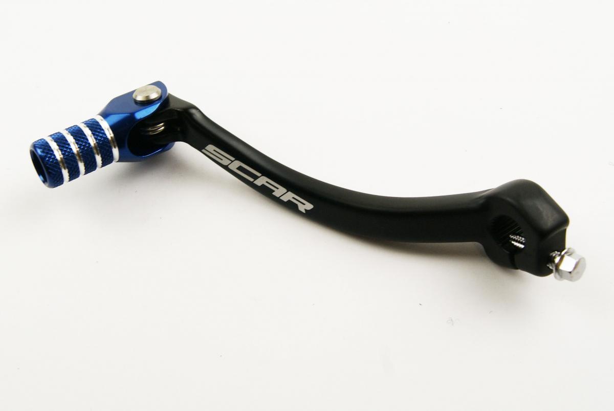 GEAR LEVER YAMAHA YZ250F 19-23, YZ450F 18-24, BLACK/BLUE, SCAR RACING GSL413