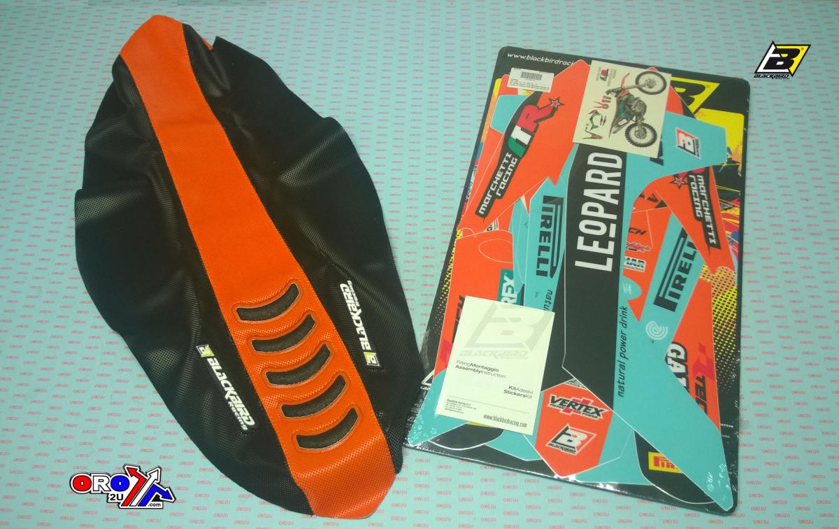 KTM SX/SXF 2013-2015, EXC 2014-2016 MARCHETTI RACING 19 FULL TEAM KIT, BLACKBIRD