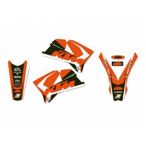 KTM SX 2005-2006, EXC 2005-2007, DREAM-4 DECAL KIT