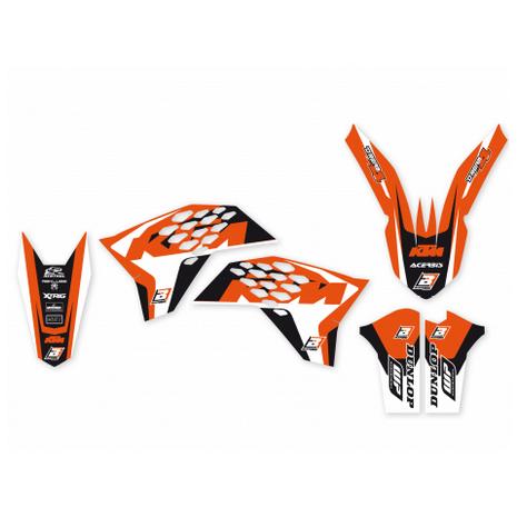 KTM SX/SXF 2007-2010, EXC 2008-2011, DREAM 4 DECAL KIT