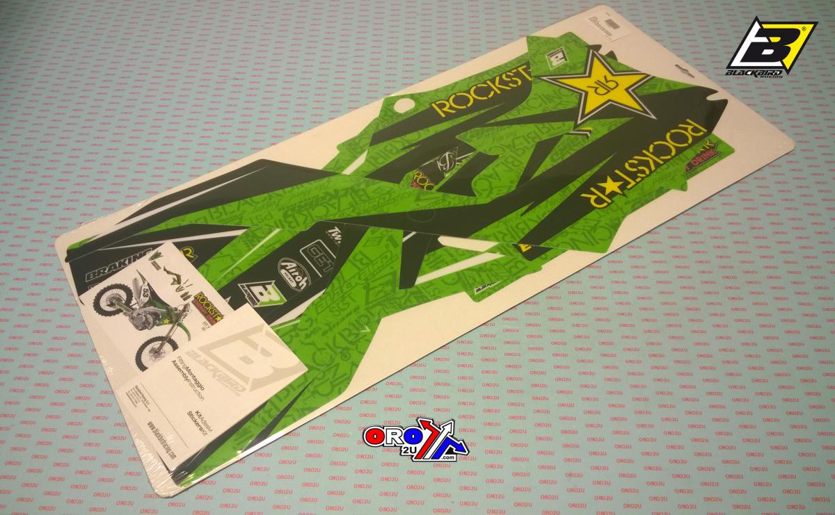 KAWASAKI KX250F 2021-2023, KX450F 2019-2023, ROCKSTAR DECAL KIT