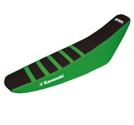 BLACKBIRD ZEBRA BLACK/GREEN SEAT COVER KAWASAKI KX250F 21-22, KX450F 19-23
