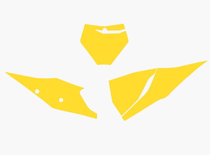 YELLOW BACKGROUNDS KTM SX125-250 2019-2022, SX-F250-450 2019-2022