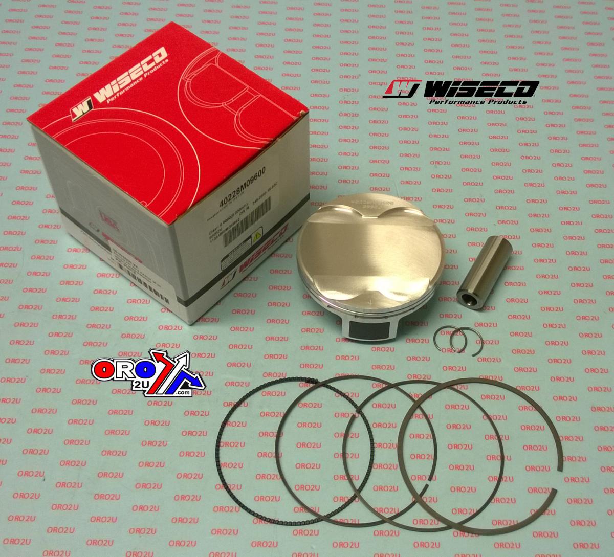 WISECO 96mm PISTON KIT KAWASAKI KX450F 2019-2023, KX450X 2021-2023 12.5:1 CR