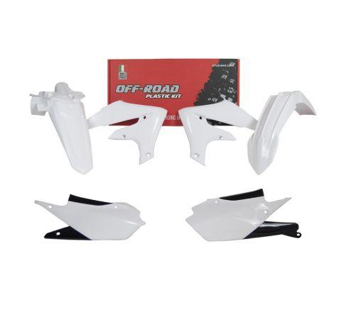 R-TECH WHITE PLASTIC KIT/4 YAMAHA WR250F 2020-2022, WR450F 2019-2022