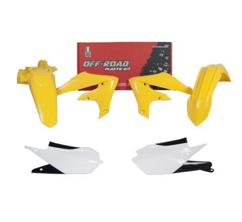 R-TECH YELLOW PLASTIC KIT/4 YAMAHA WR250F 2020-2022, WR450F 2019-2022