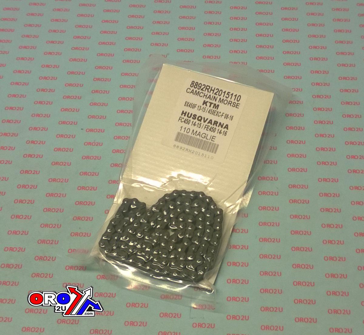 CAM CHAIN 92RH2015-110M VERTEX KTM 450 SX-F 13-15, 450 EXC 08-15, HUSQ 450 14-15
