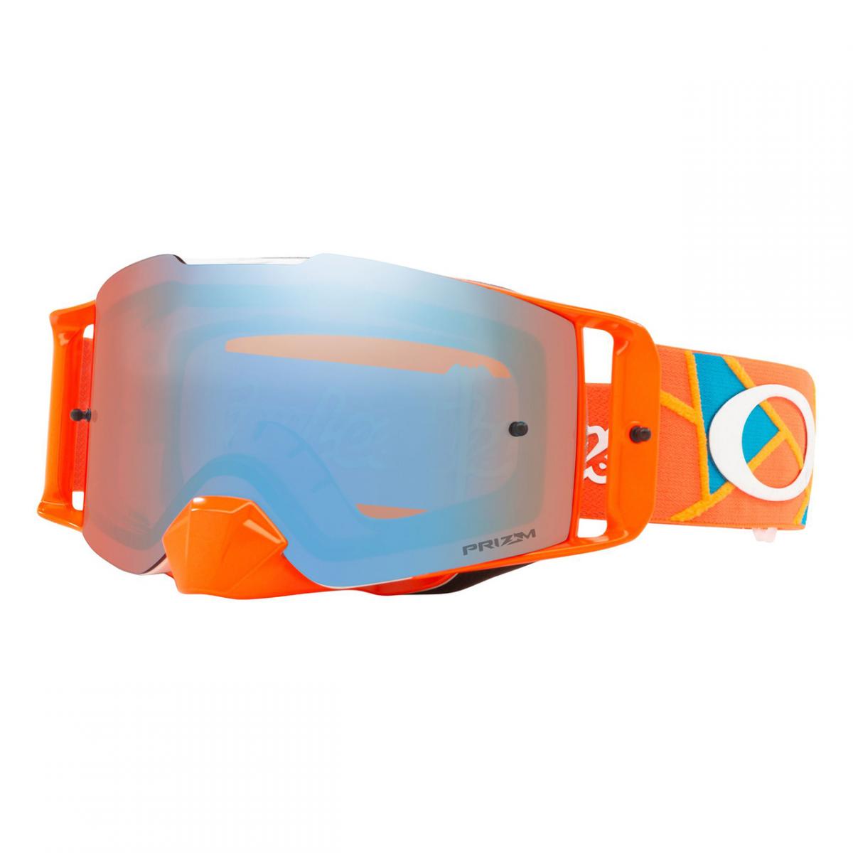 OAKLEY FRONT LINE TROY LEE DESIGN, OA OO7087-28, RED/ORANGE, IRIDIUM LENS