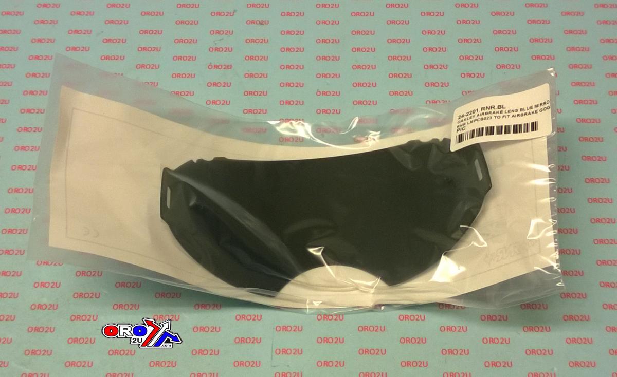 OAKLEY AIRBRAKE STYLE LENS BLUE MIRROR, RNR LMPCB023, NOT GENUINE OAKLEY