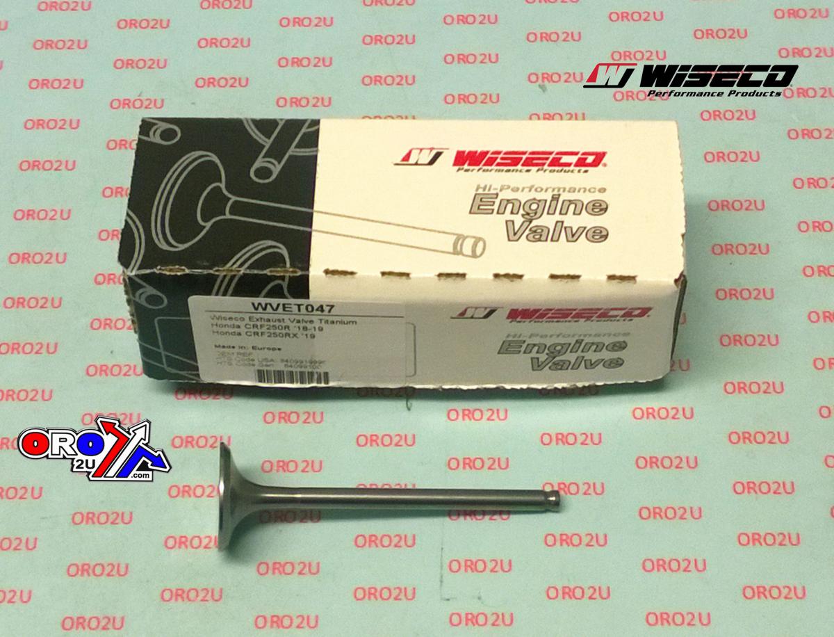 WISECO TITANIUM EXHAUST VALVE HONDA CRF250R 2018-2023, CRF250RX 2019-2021