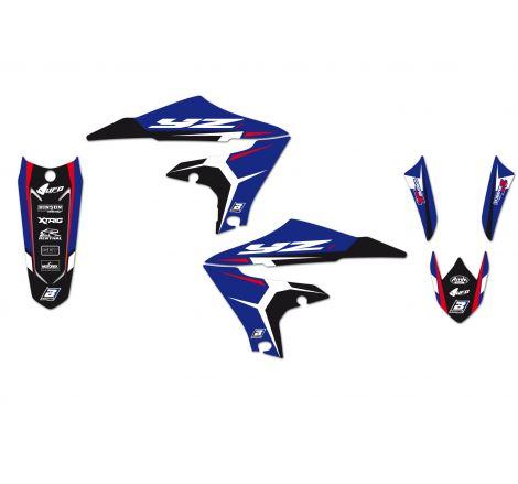 YAMAHA YZ-F250 2019-2022, YZ-F450 18-22 DREAM 4 DECAL KIT, BLACKBIRD