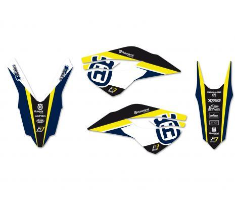HUSQVARNA FC250-450 14-15, TC125 14-15, TC250 14-16 DREAM4 DECAL KIT, BLACKBIRD