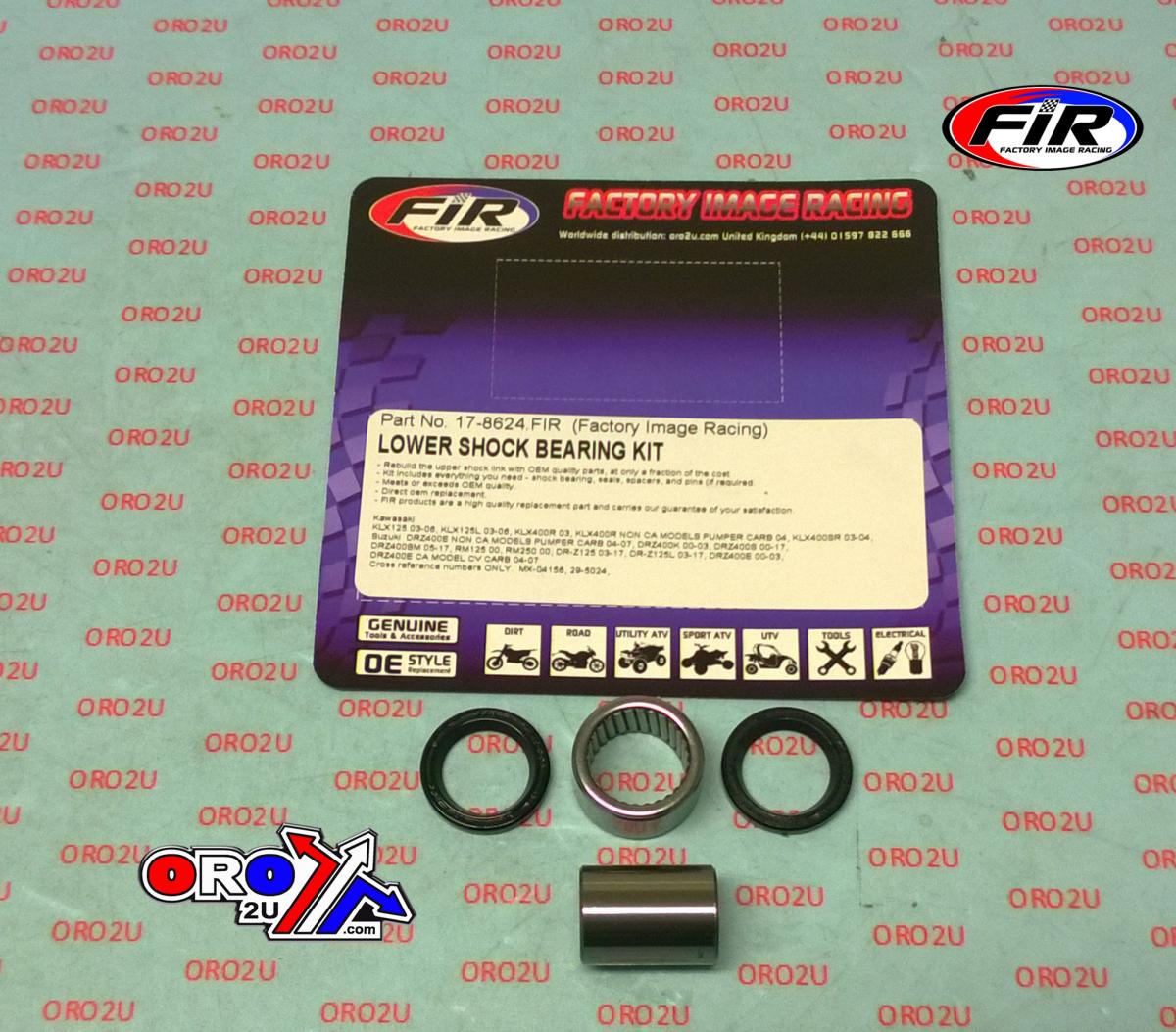 LOWER SHOCK BEARING KIT DRZ125 03-21, KLX125-03-06, DRZ400 00-22
