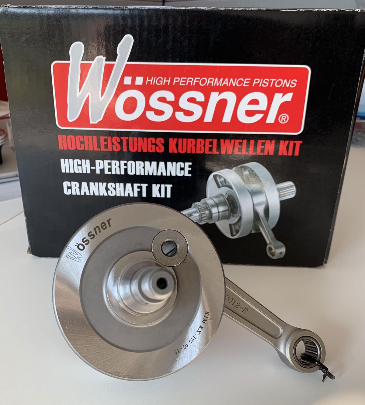 WOSSNER CRANKSHAFT ASSY KTM SX125 16-22, HUSQ TC125 16-22, GASGAS MC125 21-22