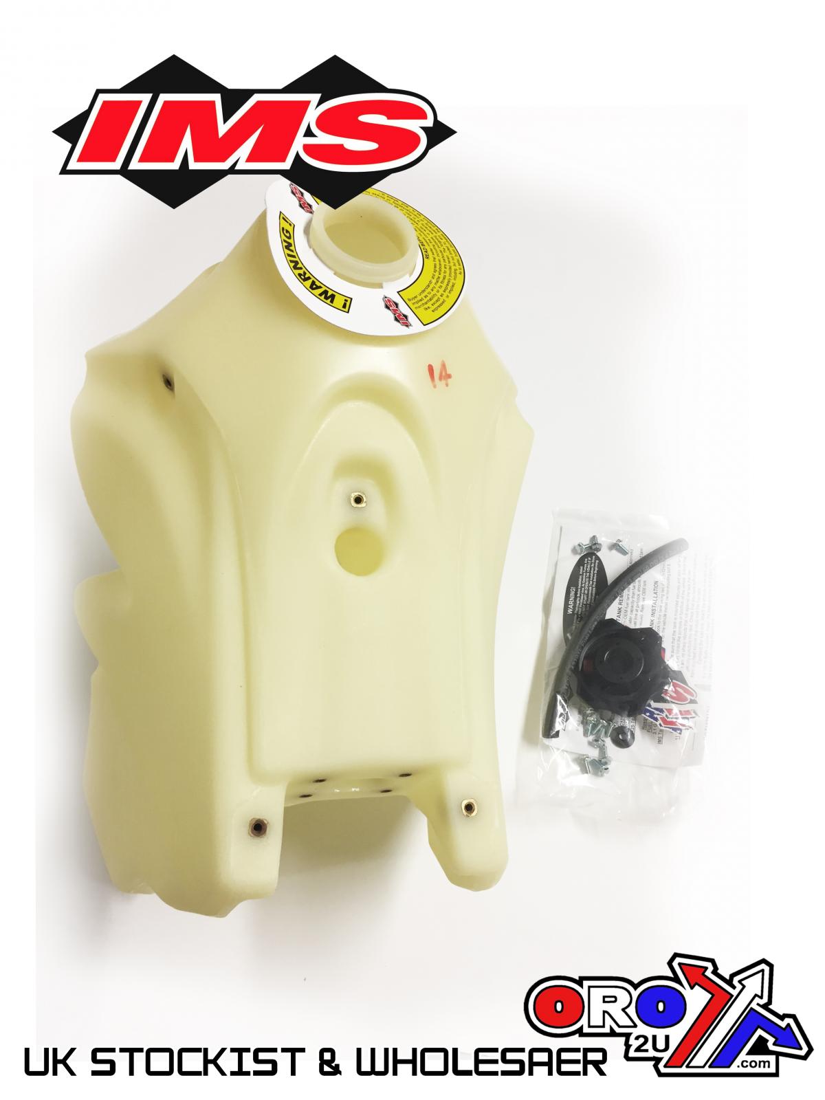 IMS Natural 3.1 gal Fuel Tank+Screw Cap Husqvarna TE125 2014-2016