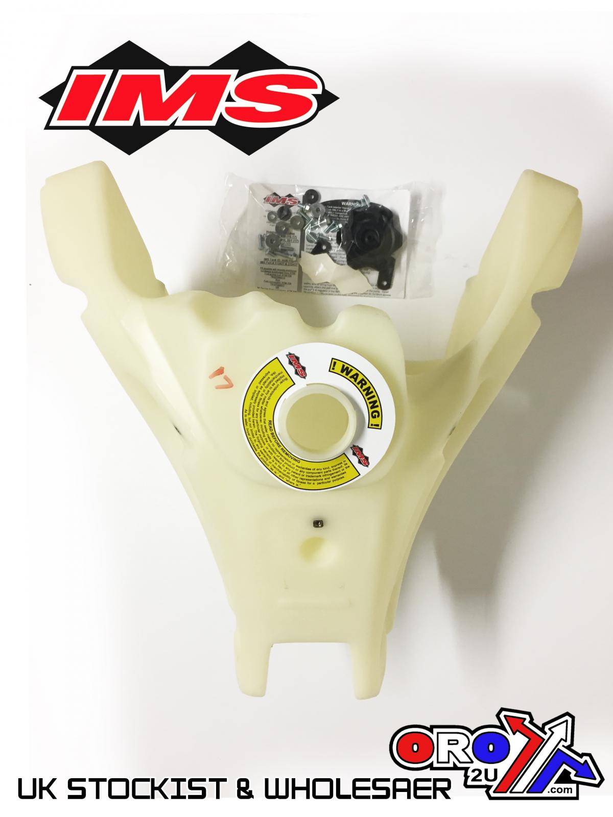 IMS Natural 4.5 gal Fuel Tank+Screw Cap Husq FE250-501 17-19, FC250-450 16-18
