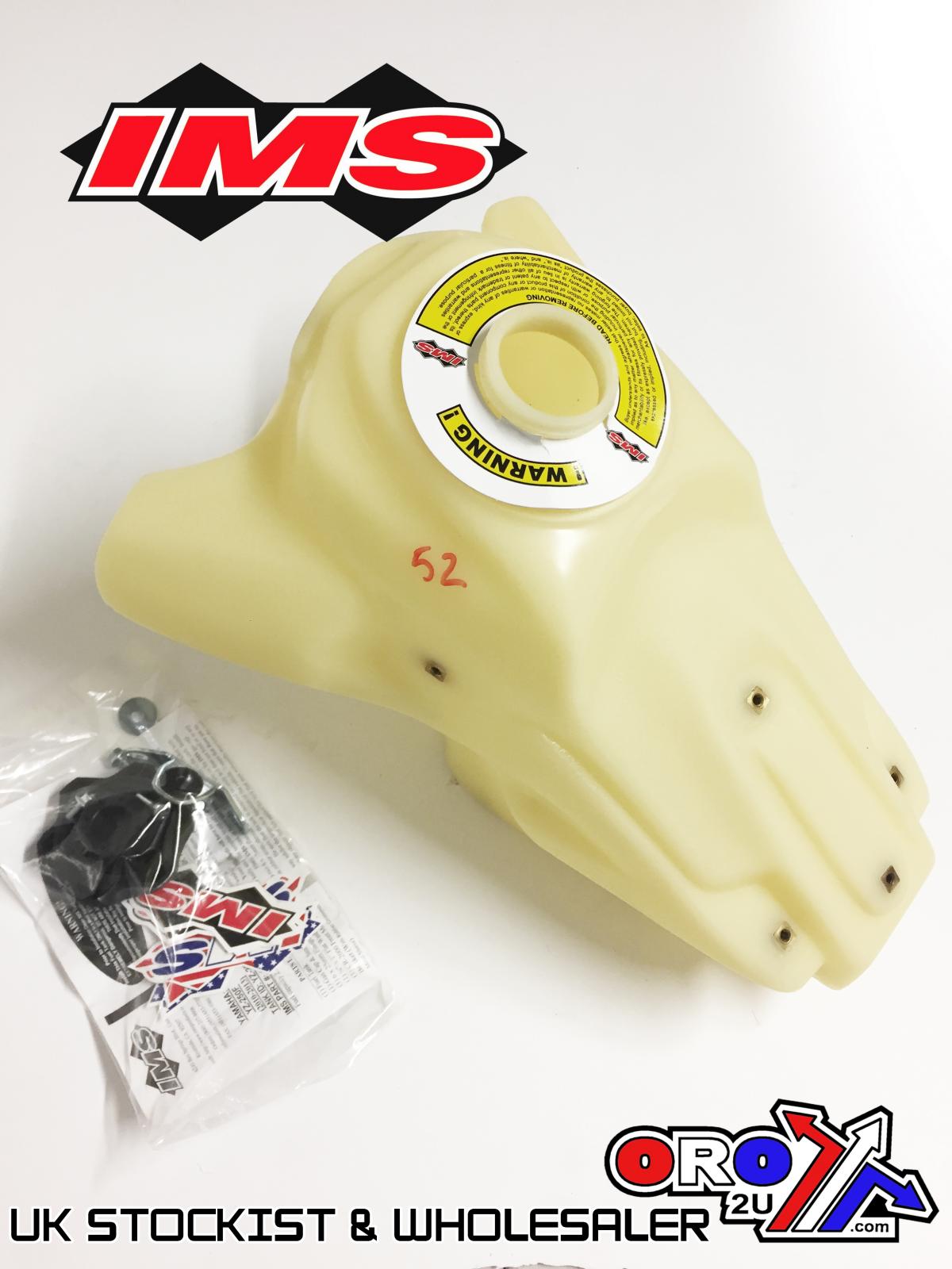 IMS Natural 2.5 gal Fuel Tank+Screw Cap Yamaha YZ250F 2010-2013