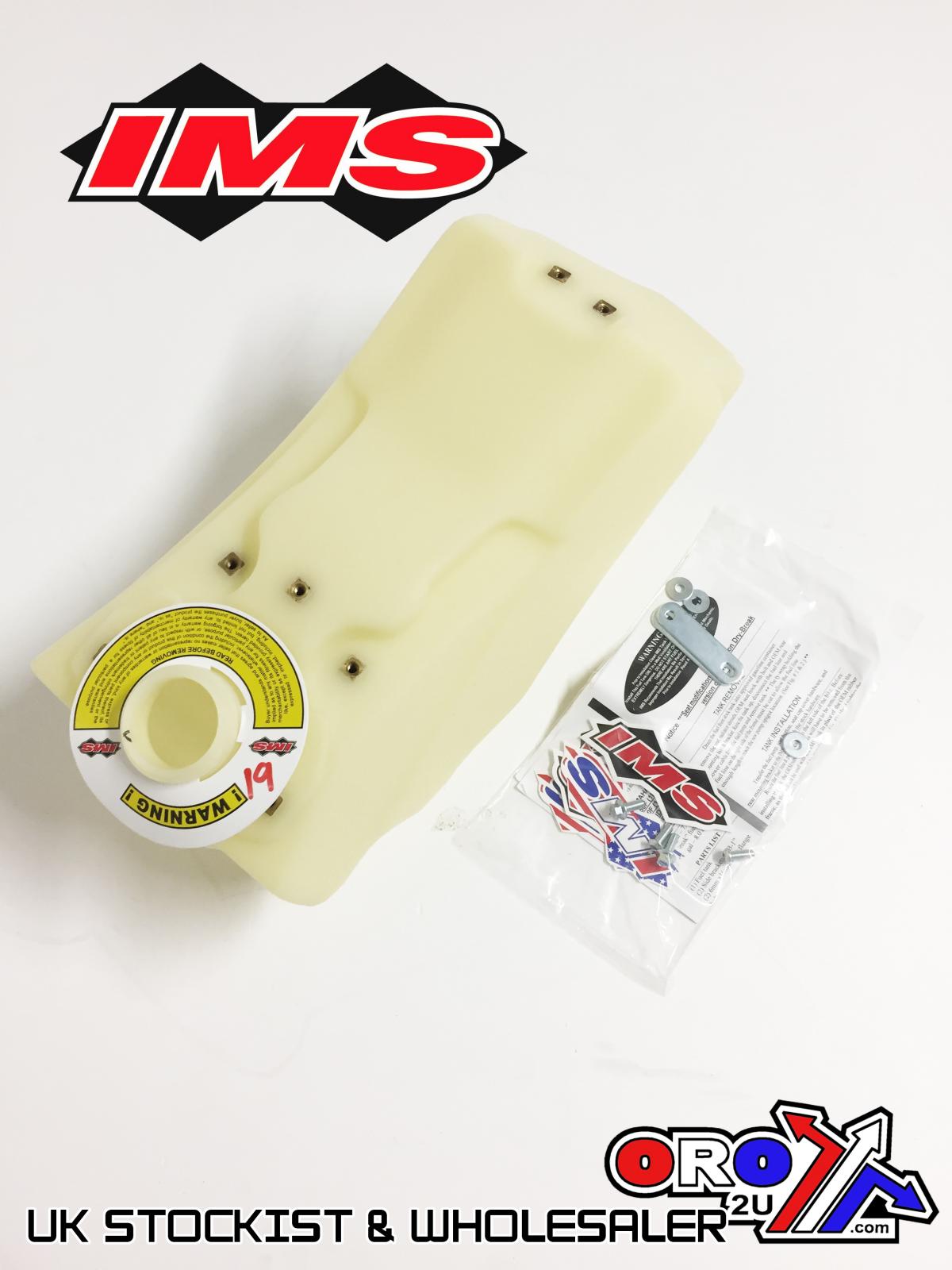 IMS Natural 2 gal Fuel Tank+Screw Cap Yamaha YZ250F 2019-2020, YZ450F 2018-2020