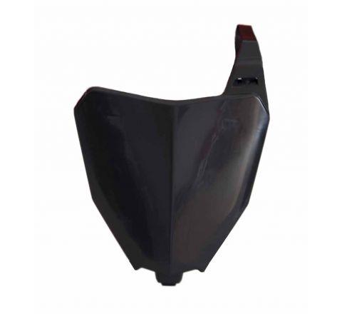 R-TECH BLACK FRONT PLATE HONDA CRF250R 2018, CRF450R/RX 2017-2018