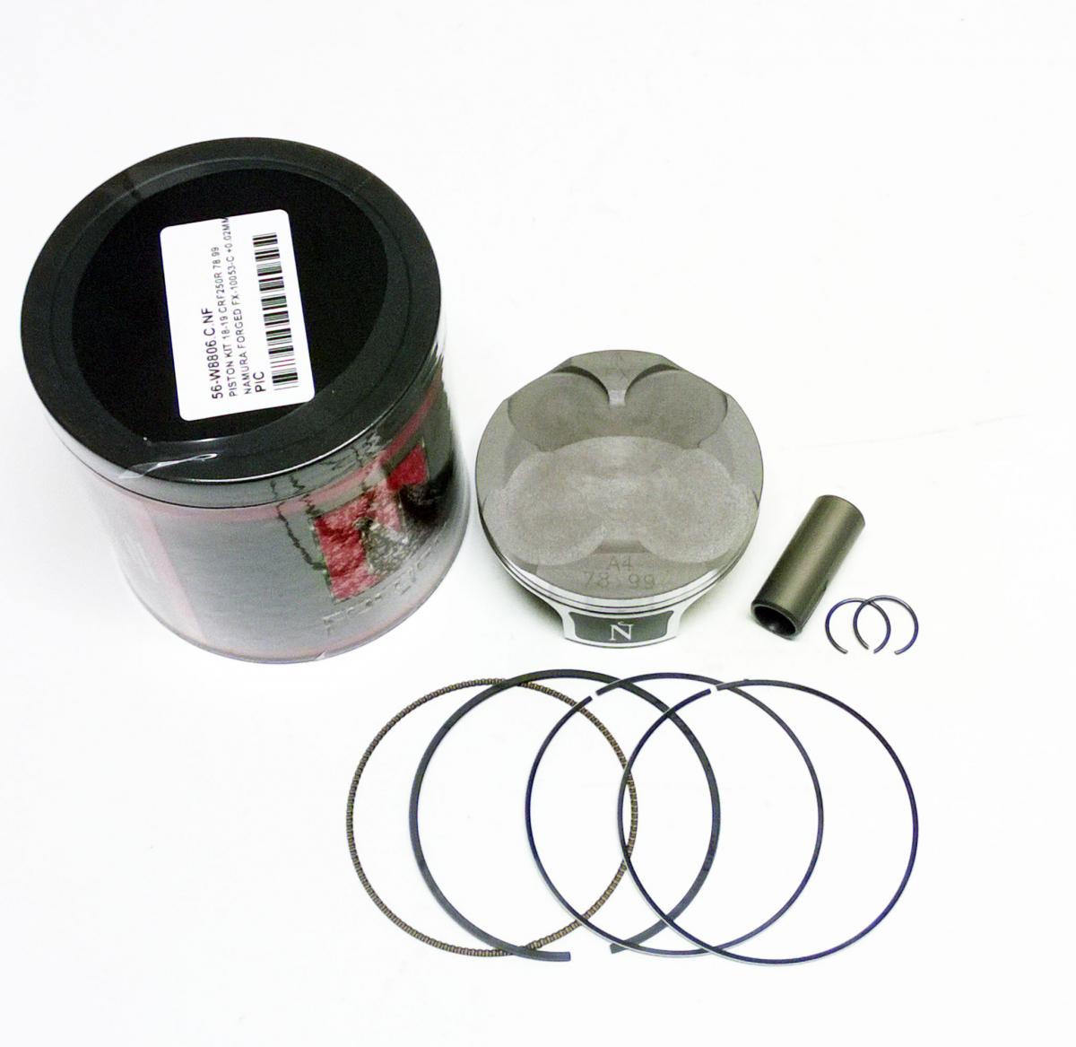 NAMURA 79mm PISTON KIT C, HONDA CRF250R 2018-2019, CRF250RX 2019-2020