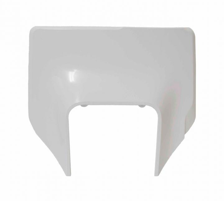 R-TECH WHITE FRONT HEADLIGHT COWL HUSQVARNA TE/FE 150-501, TX125 2020-2023