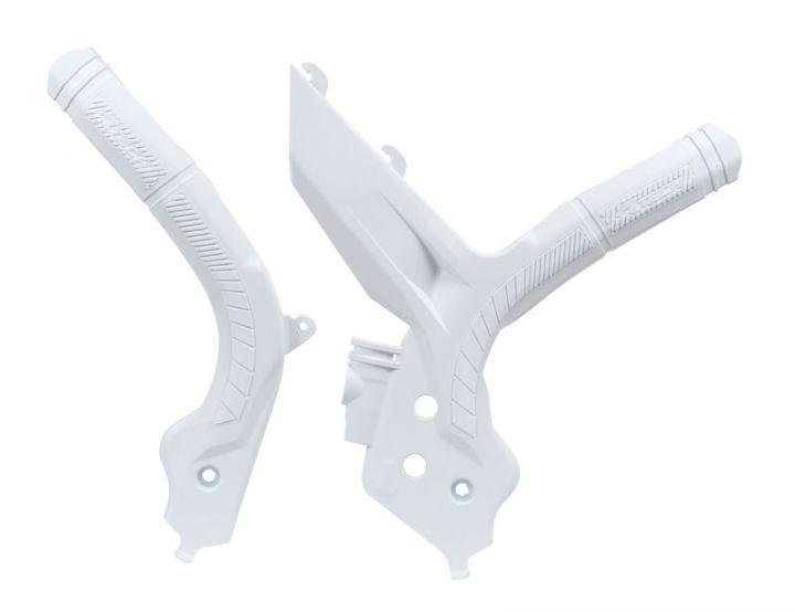 R-TECH WHITE GRIPPY FRAME GUARD KTM EXC/EXC-F 2020-2023, SX/SX-F 2019-2022