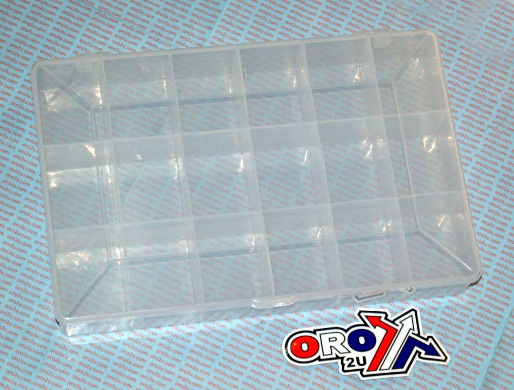 PLASTIC BOX 18 SECTIONS, TUB TRAY ORGANISER