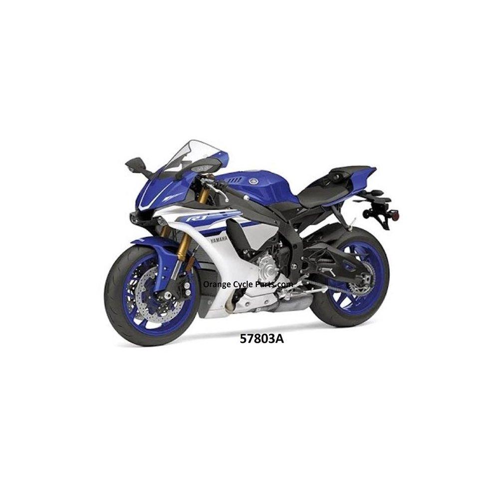NEWRAY DIE CAST MODEL YAMAHA YZF-R1 2016, BLUE AND SILVER, SCALE 1:12