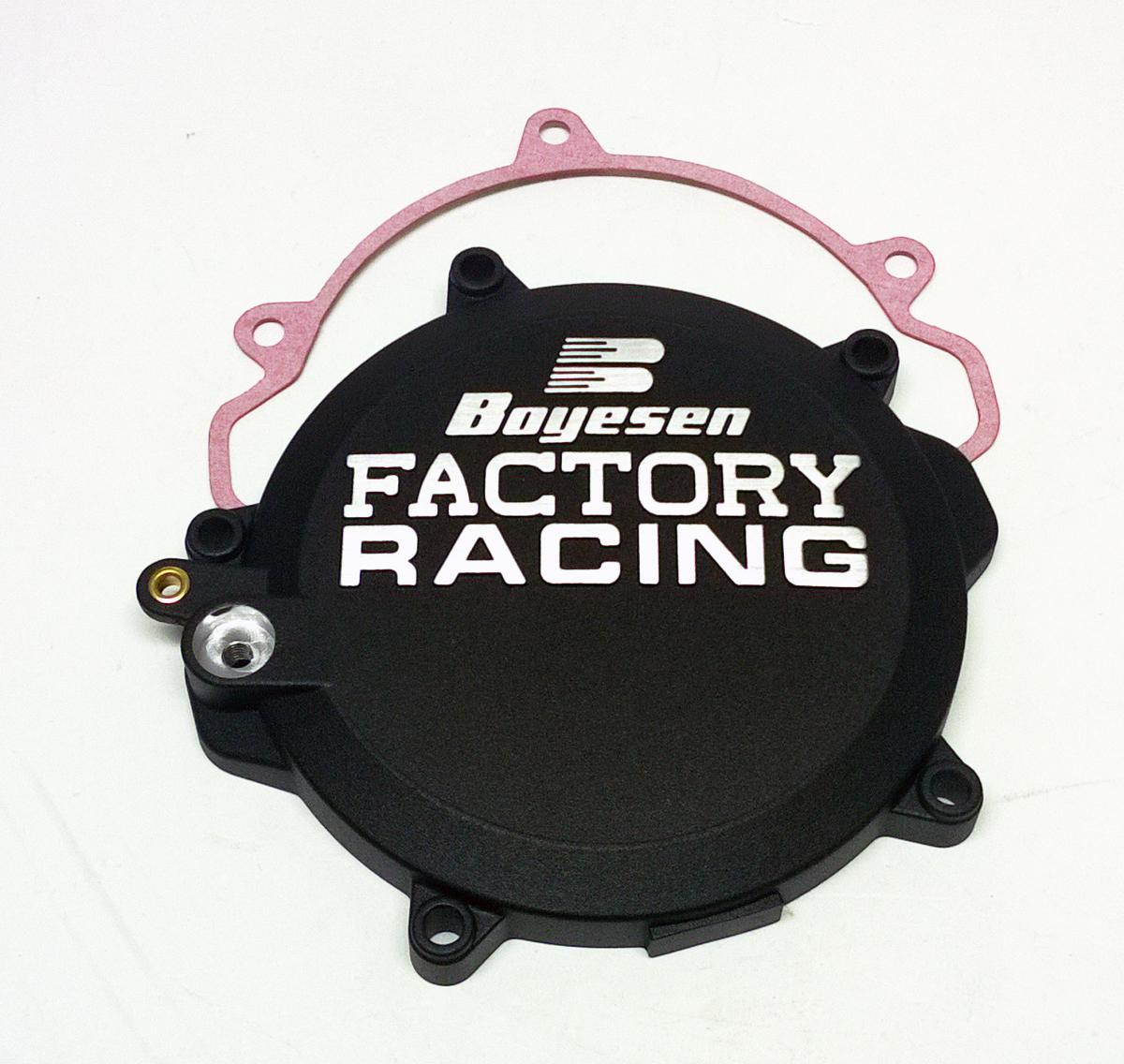 CLUTCH COVER 18-21 TC SX 85, BOYESEN CC-46AB, BLACK