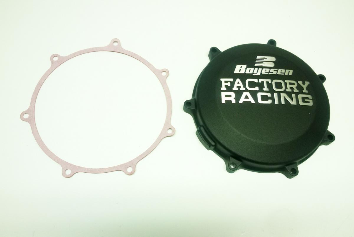 CLUTCH COVER 19-20 KX450F, BOYESEN CC-18CB, BLACK 14032-0650