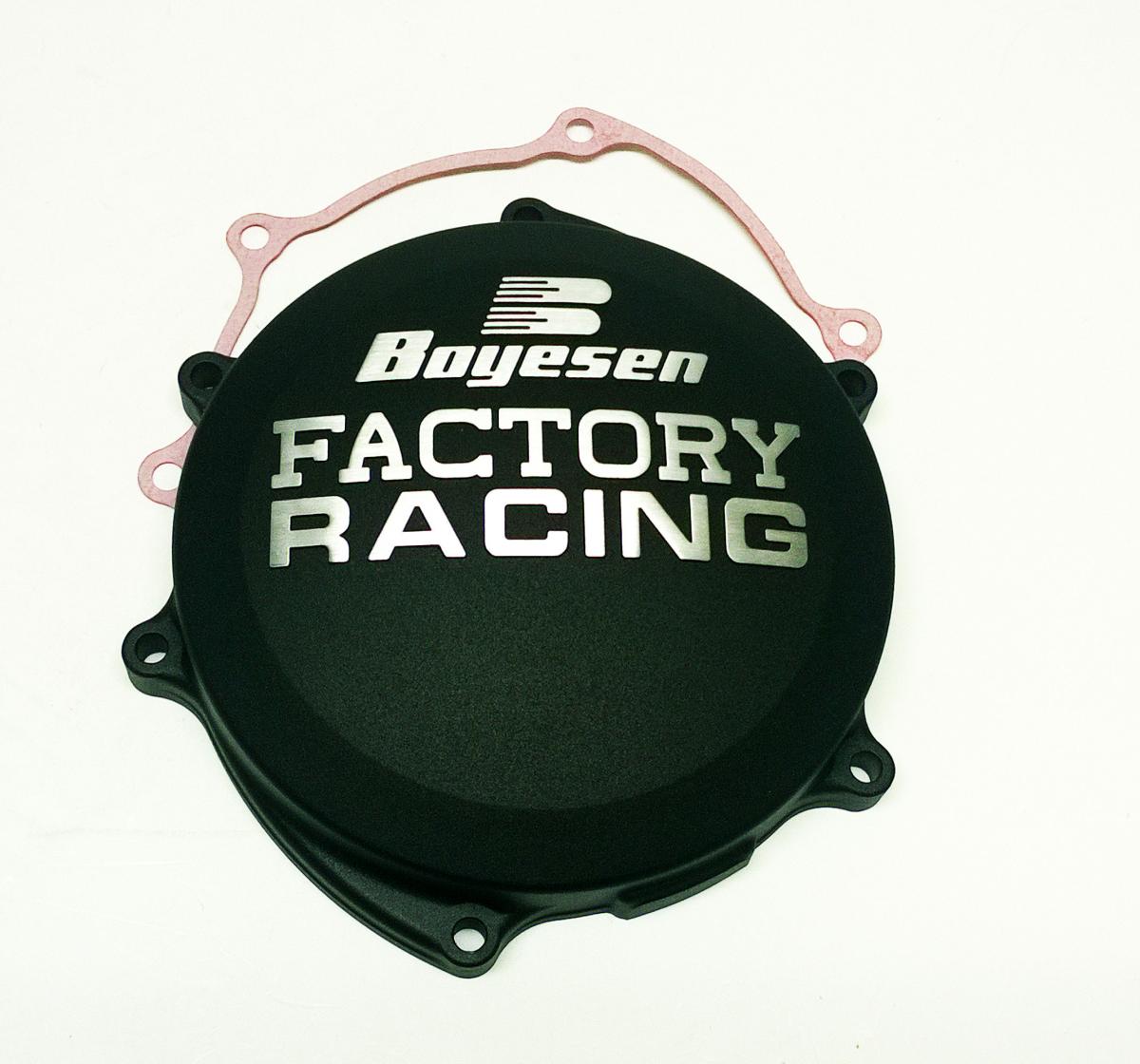 CLUTCH COVER 19-24 YZ250F, WR250F 20-23, BOYESEN CC-37CB, BLACK