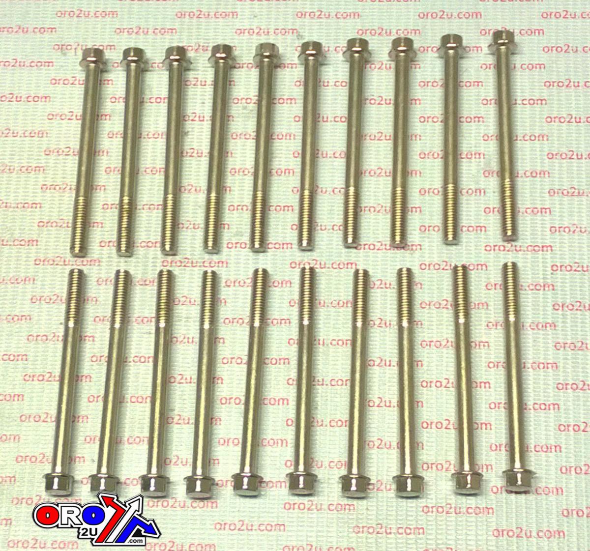 M6 x 70mm FLANGE BOLT, PACK OF 20, 8mm HEX