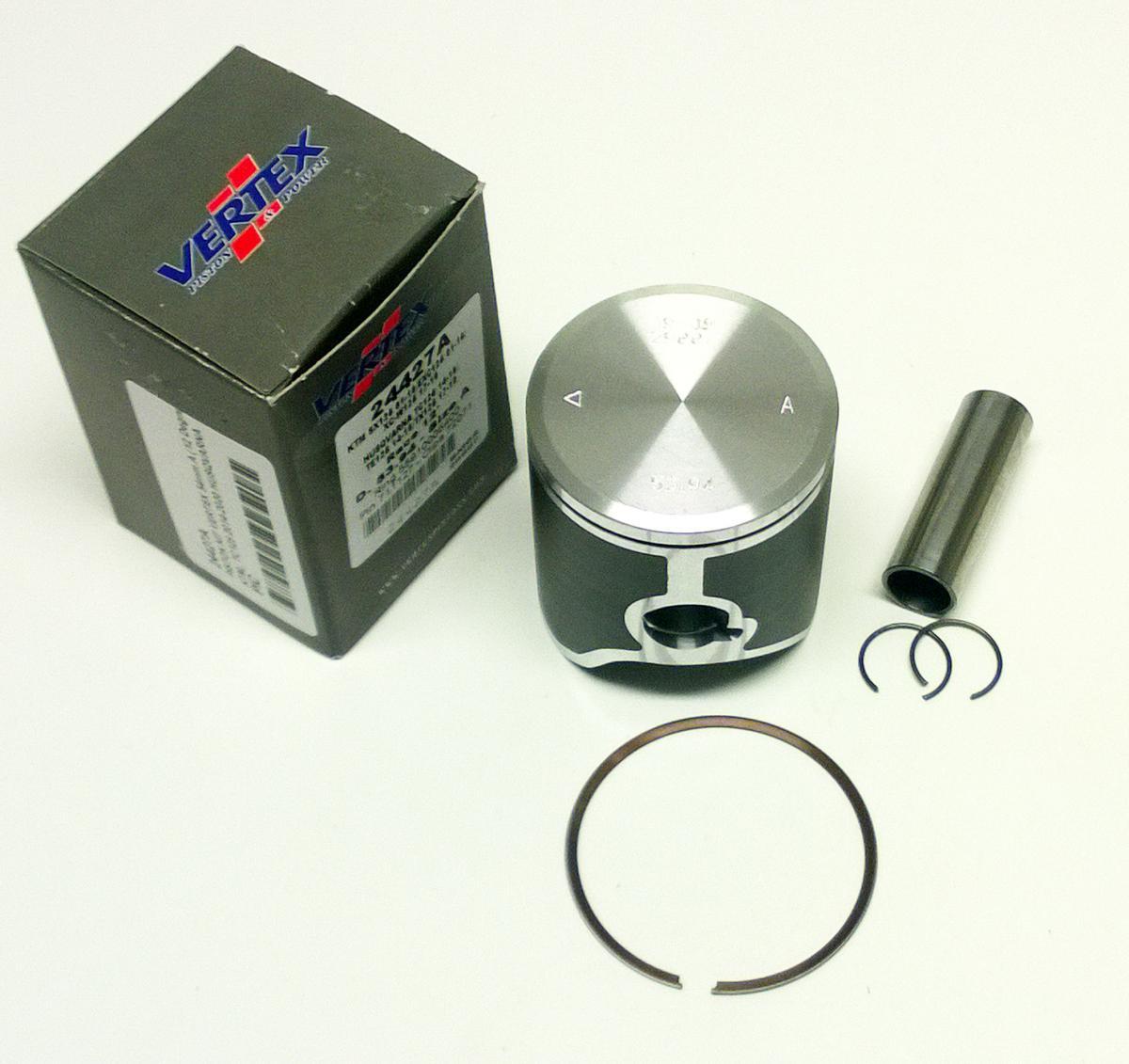 PISTON KIT VERTEX 24427C 54.0 C KTM EXC/SX/XC-W 125 01-22, HUSKY 12 DEGREE HEAD