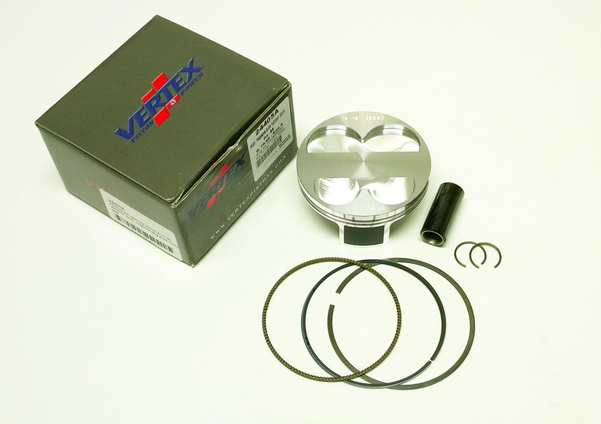 PISTON KIT VERTEX 24405B 80.0 A YAMAHA WR/YZ 250 19-22, OS+3:00 COMPR 13.8:1