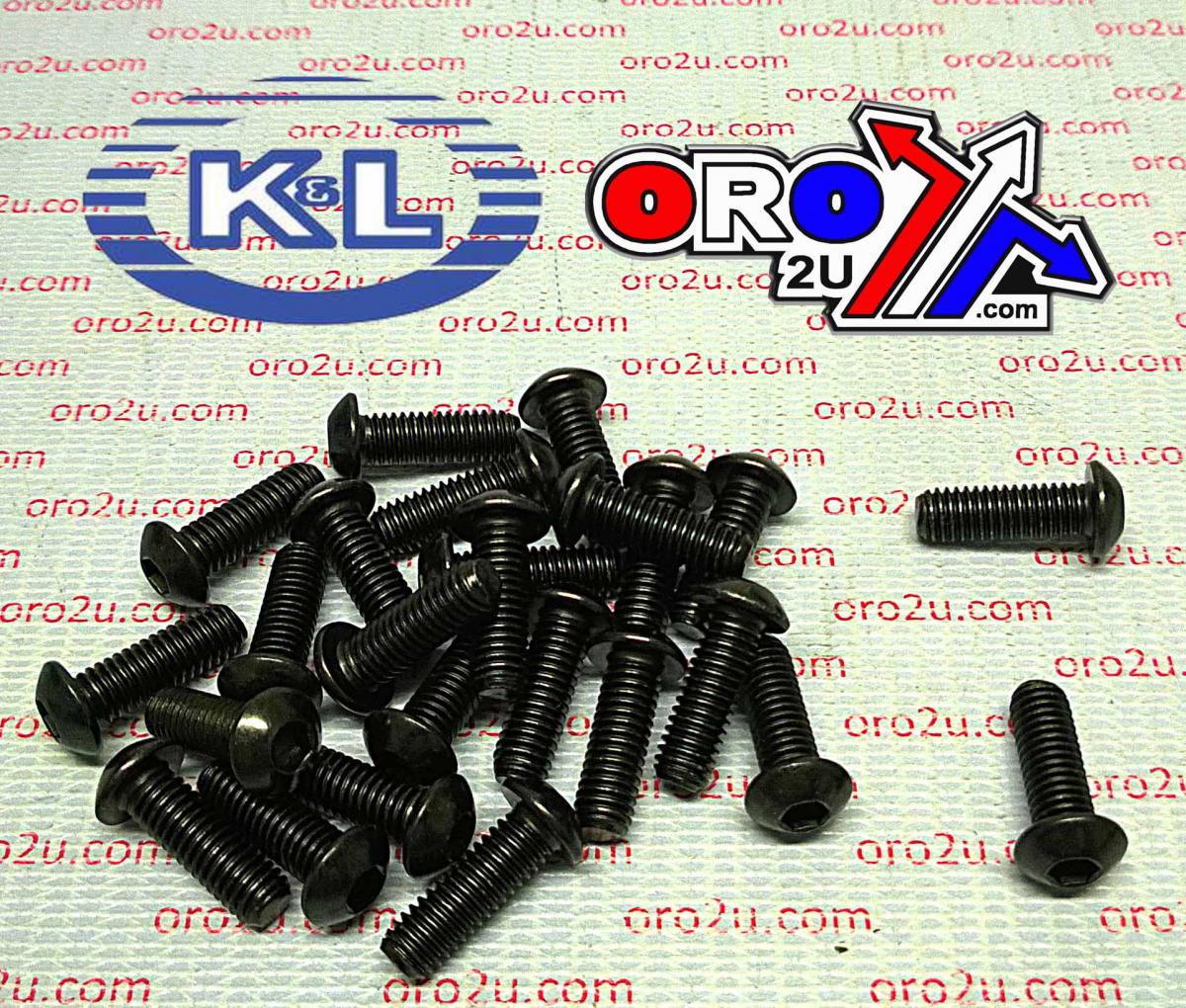BUTTON HEAD ALLEN SCREW 6x18 ZX, SMALL 6 x 18mm 33-8325, ROAD TOOLS
