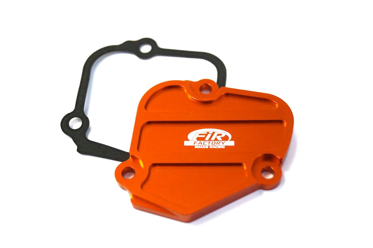 POWERVALVE COVER KTM LEFT SIDE, FIR ASCTC-02, BLUE, SX 125/150 16-23 ORANGE