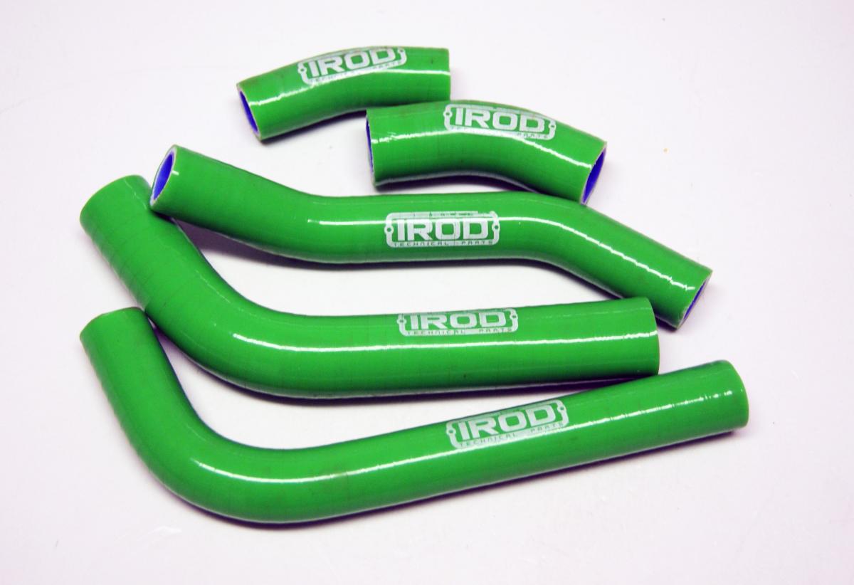 HOSE KIT KAWASAKI KX-F 250 20, SILICONE RADIATOR GREEN 010132, IROD