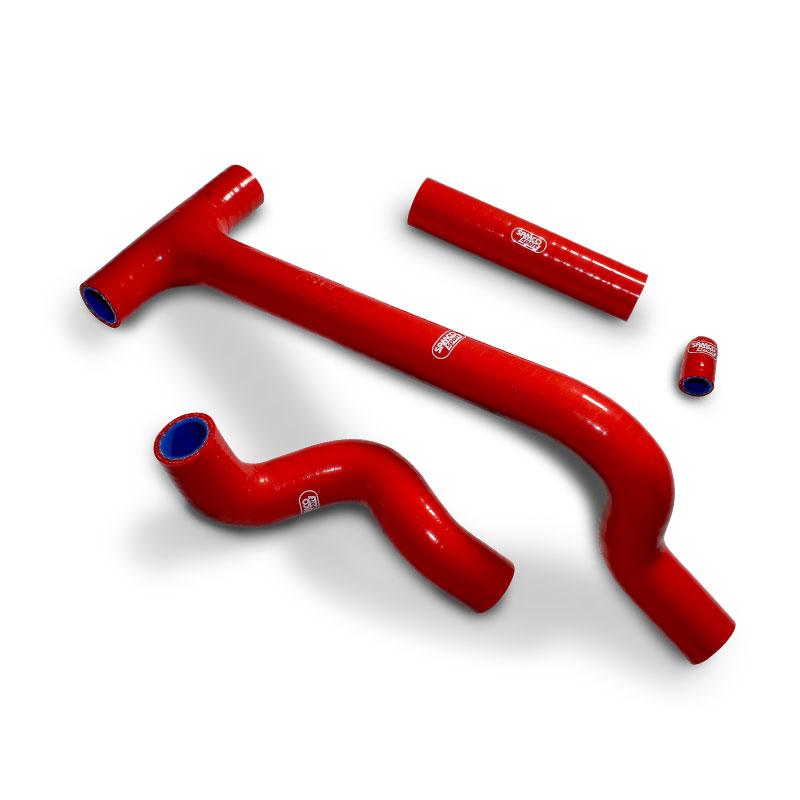 SAMCO HOSE KIT BETA 250/300RR 2020, Thermostat Bypass, 4 PIECE KIT, RED, BET-15