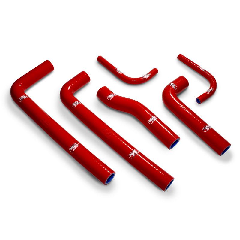 SAMCO HOSE KIT GASGAS EC125-300 1999-2006, 6 PIECE KIT, RED, GAS-2 RD