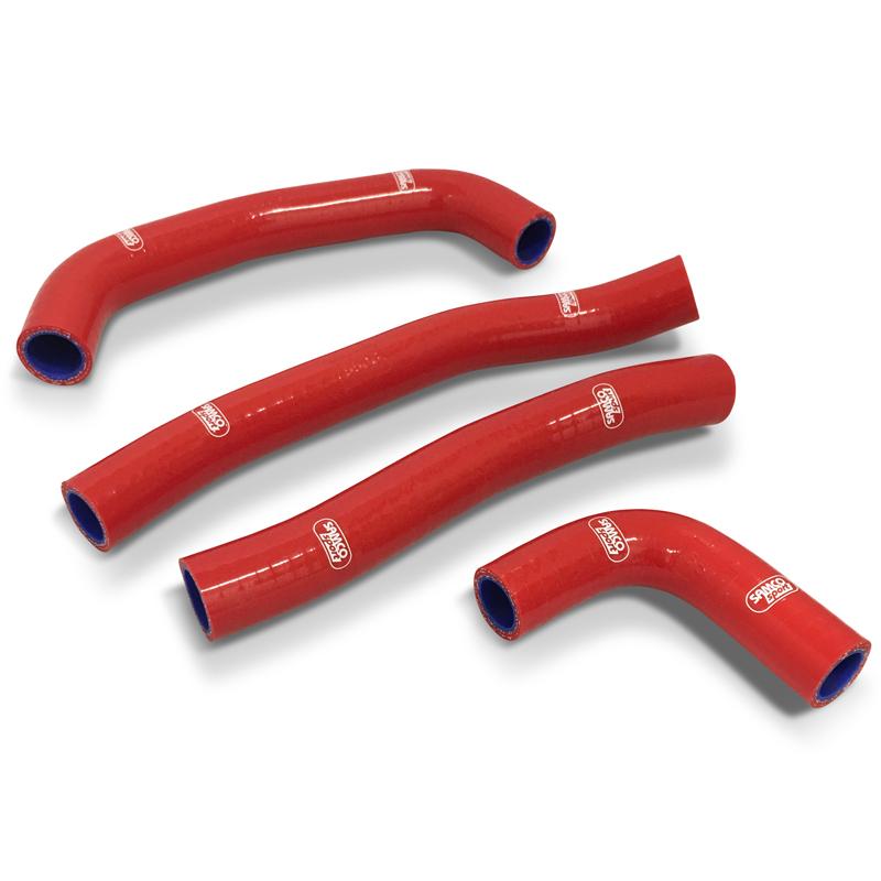 SAMCO HOSE KIT HONDA CRF450R 17-20, 4 PIECE KIT, RED, HON-109 RD