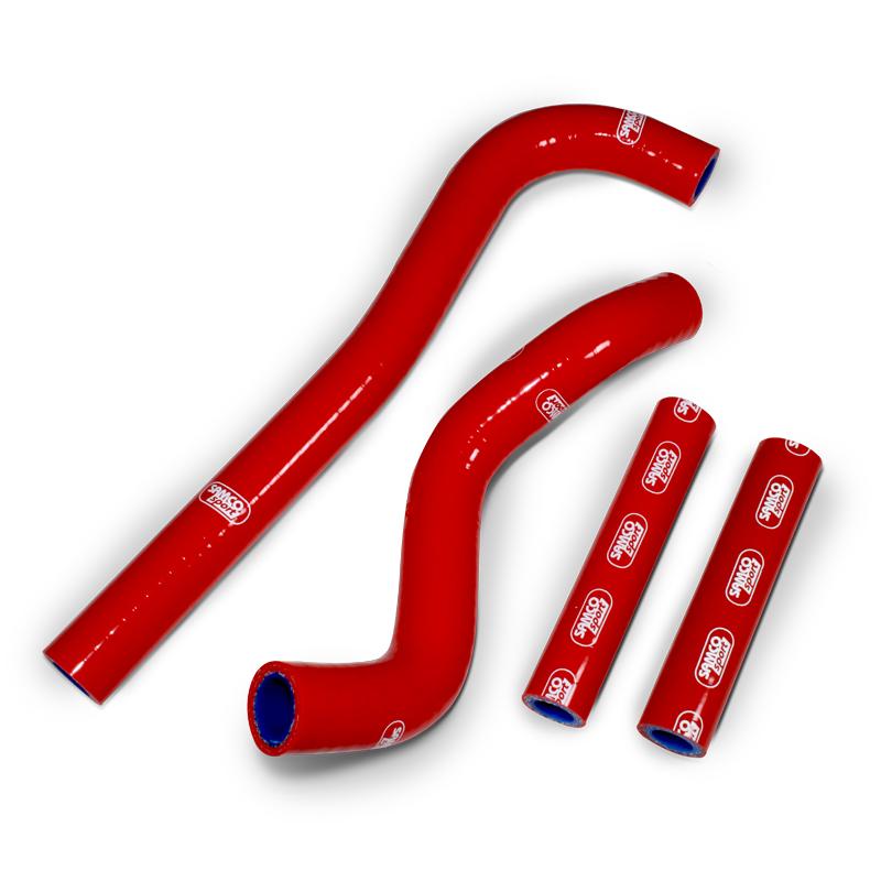 SAMCO HOSE KIT HONDA CRF150R 2007-2020, 4 PIECE KIT, RED, HON-33 RD