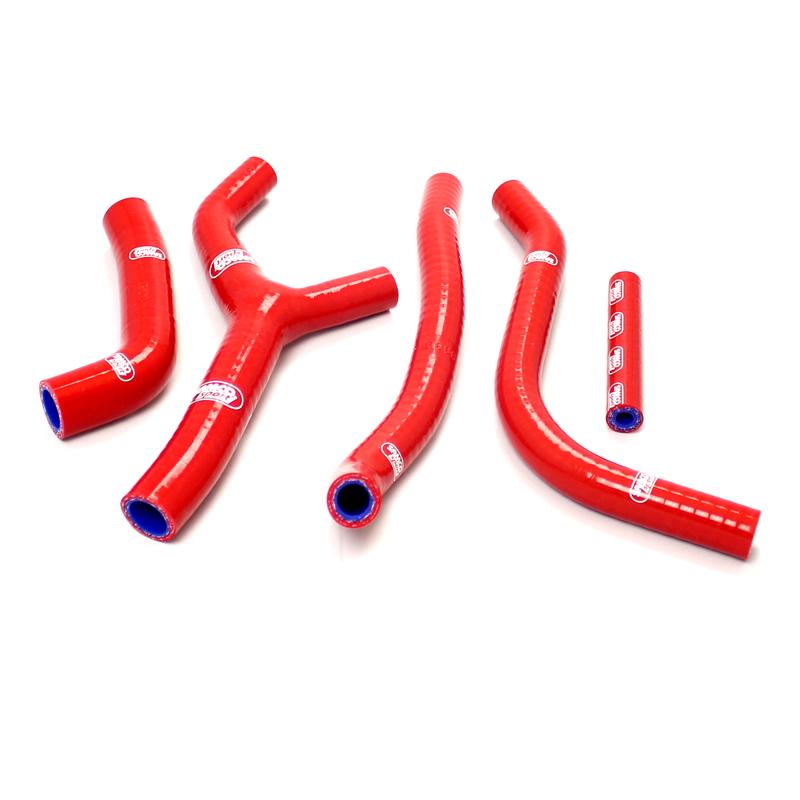 SAMCO HOSE KIT HONDA CR125R 1982-1983, 5 PIECE KIT, RED, HON-60 RD