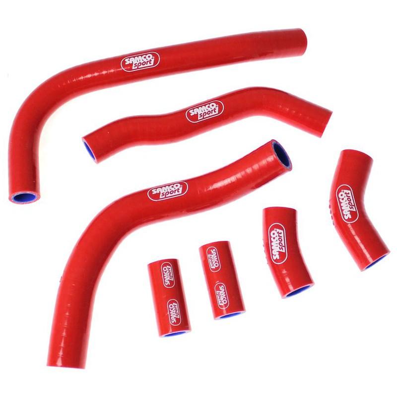SAMCO HOSE KIT HONDA CRF450R 09-12, OEM DESIGN, 7 PIECE KIT, RED, HON-81 RD