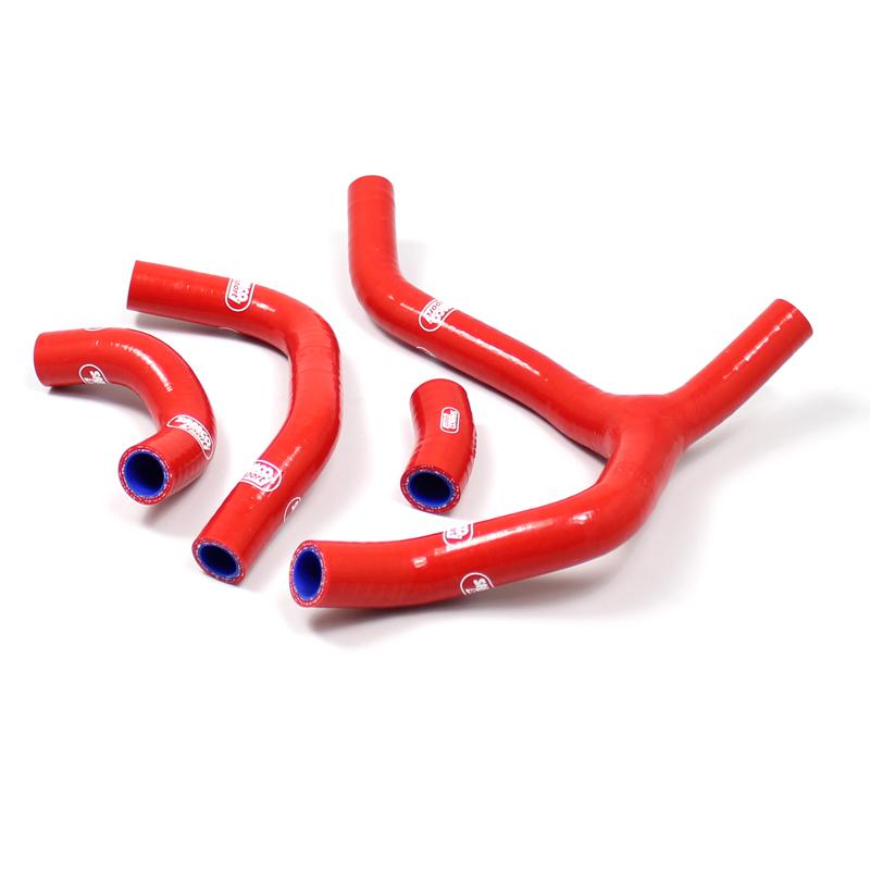 SAMCO HOSE KIT HONDA CRF450R 13-14, RACE DESIGN, 4 PIECE KIT, RED, HON-83 RD